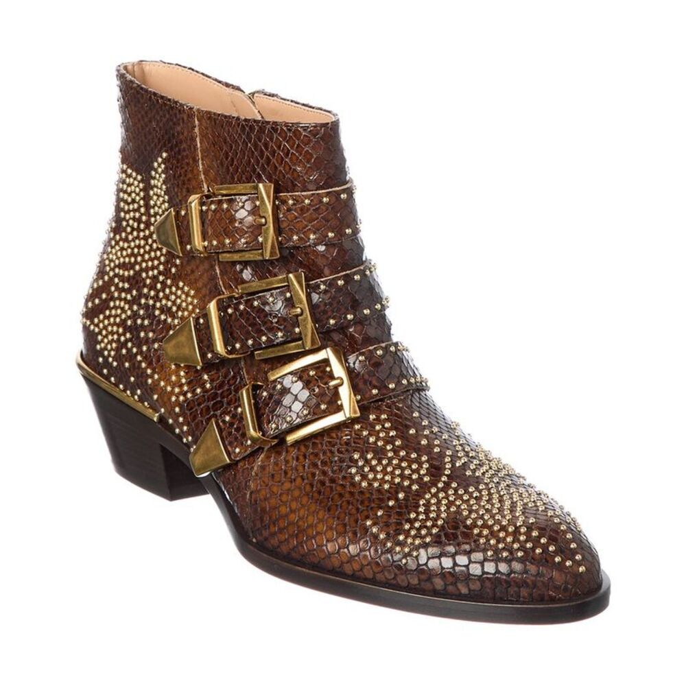 Chloé Susanna Leather Boot, Brown